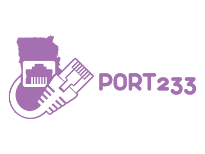 Port +233 Logo
